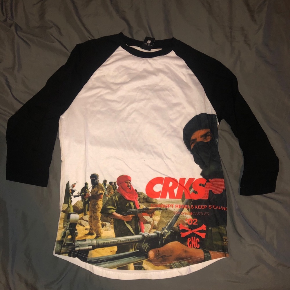 Crooks N Castle 3/4 Sleeve Tee